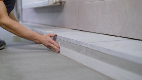 Laundry waterproofing and tiling
